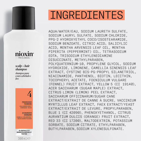Shampoo para Cabelos Coloridos e Danificados Sistema 4 Nioxin